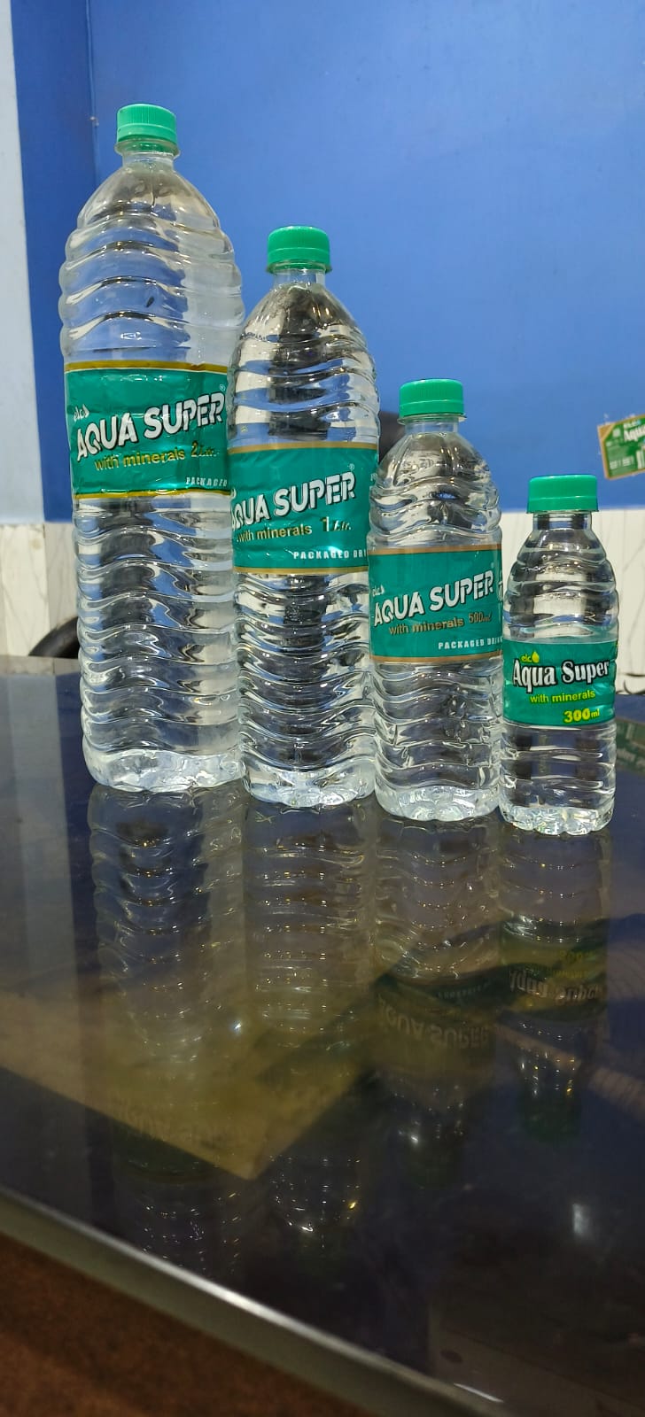 Small Bottles Range Side View